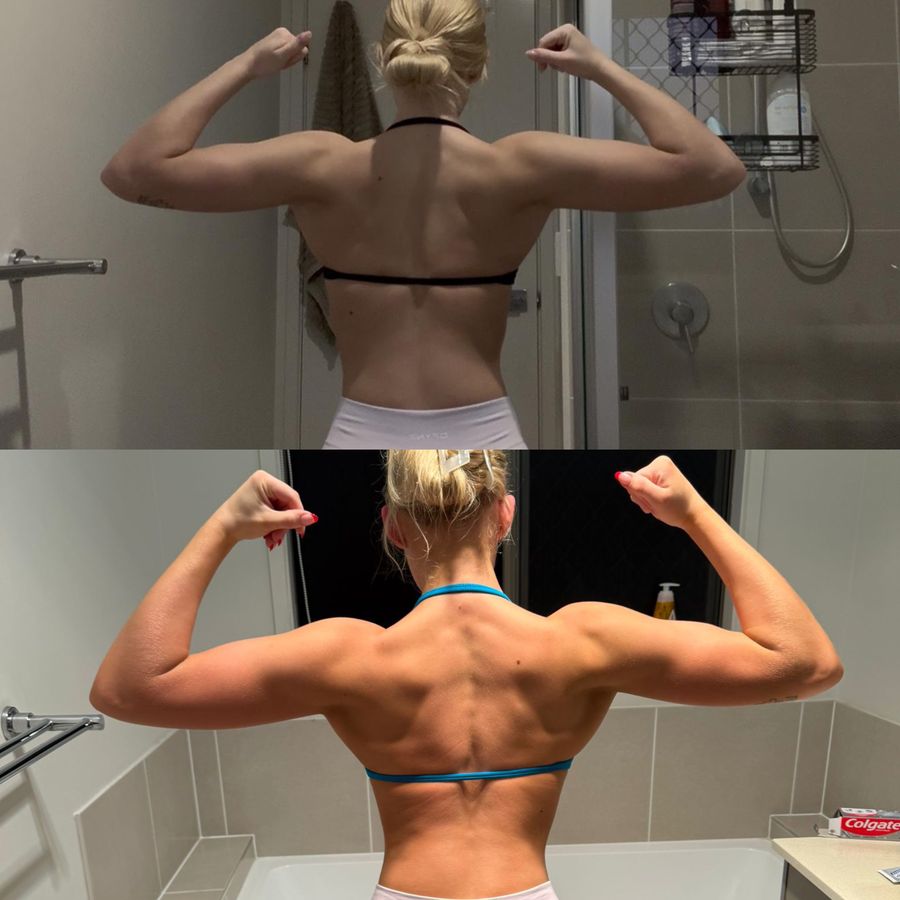 Scarlet before and after transformation